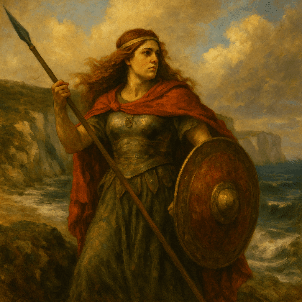 Celtic Warrior at Sea Cliff