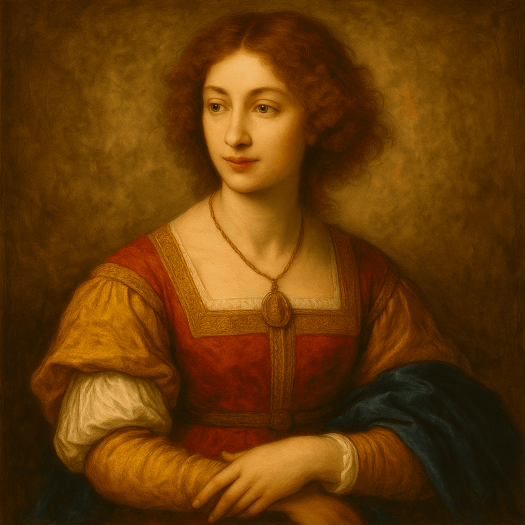 Renaissance Elegance in Velvet and Gold