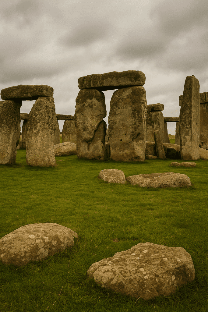 Stonehenge Under Overcast Skies