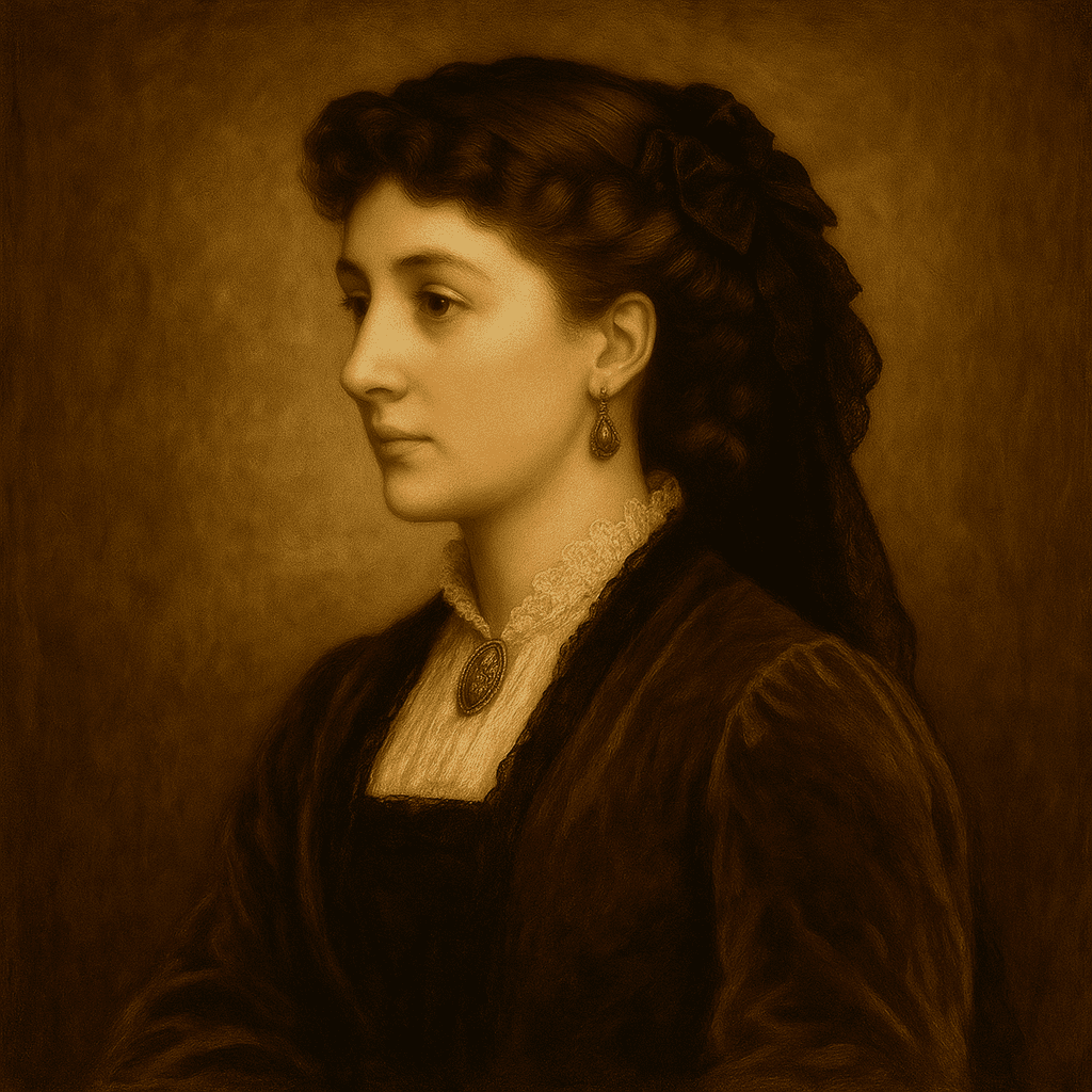 Victorian Elegance in Burgundy and Lace